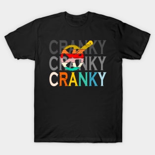 Funny Vintage Cranky Bike Bicycle Rider Cycling Lover T-Shirt